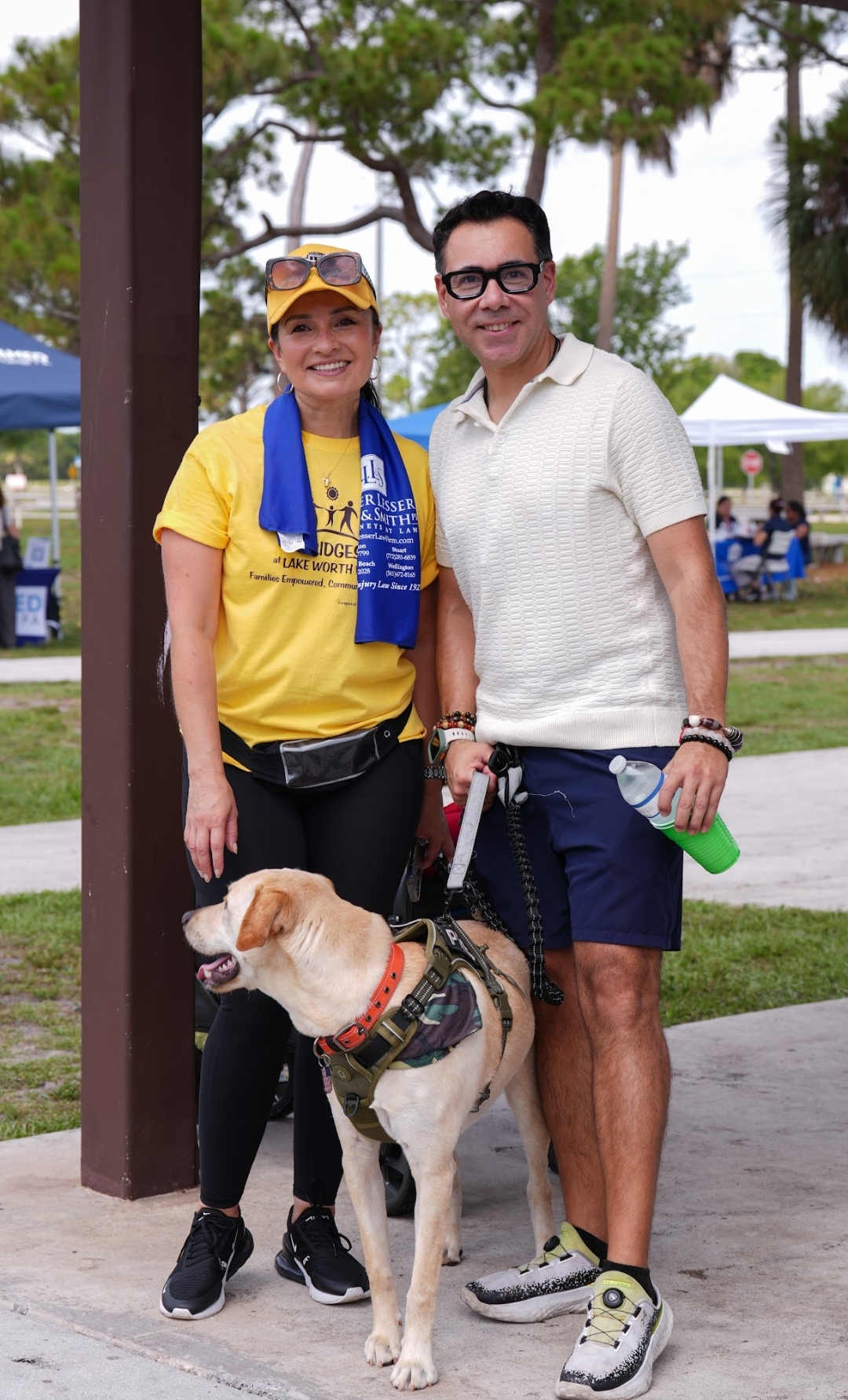 Happy dog portrait for community event recap